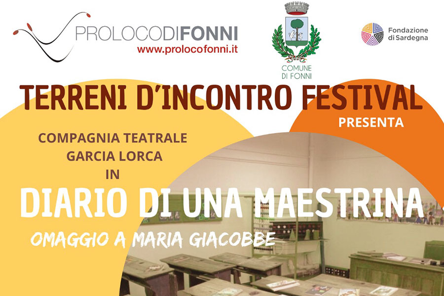 Fonni. Martedì 23 luglio va in scena “Diario di una Maestrina”,  con la compagnia teatrale Garcìa Lorca di Nuoro