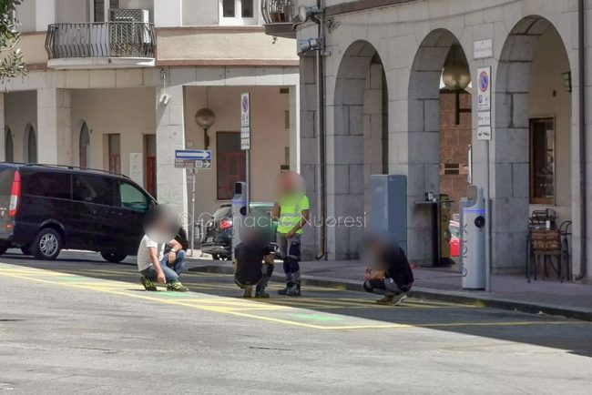 Nuovi stalli per auto elettriche in piazza Crispi (foto C.N)