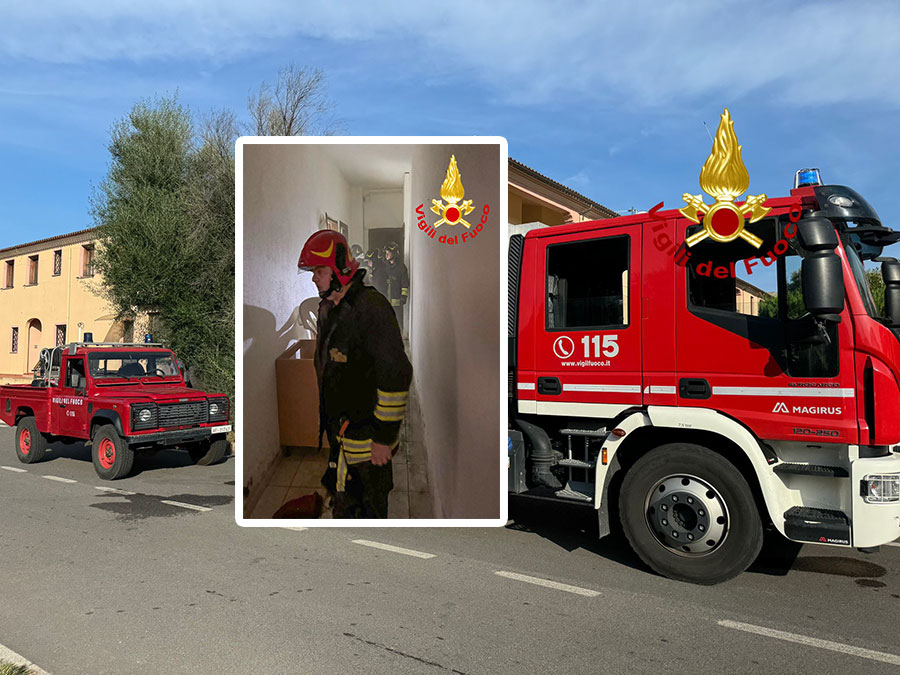 Tragedia sfiorata a San Teodoro. Va a fuoco l’abitazione: 61enne messo in salvo dai VVFF