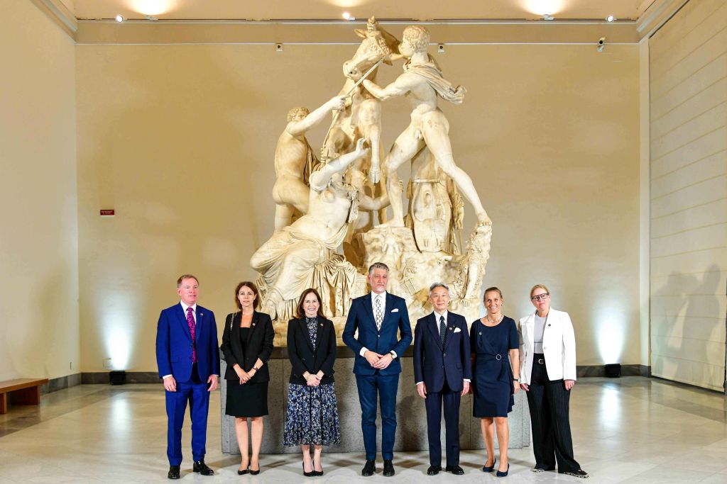 G7 cultura, Giuli accoglie delegazioni a Napoli