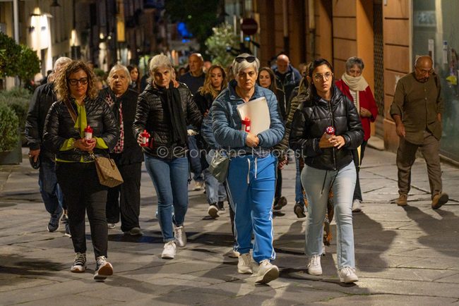 Il corteo al corso Garibaldi (foto S.Novellu)