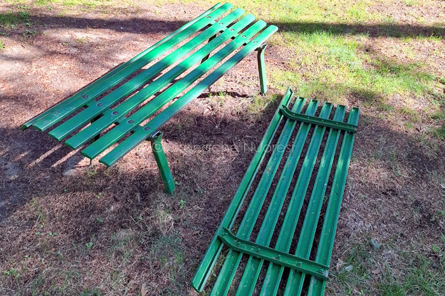 Nuoro. Atto vandalico all’Ortobene: spezzata una delle panchine del parco