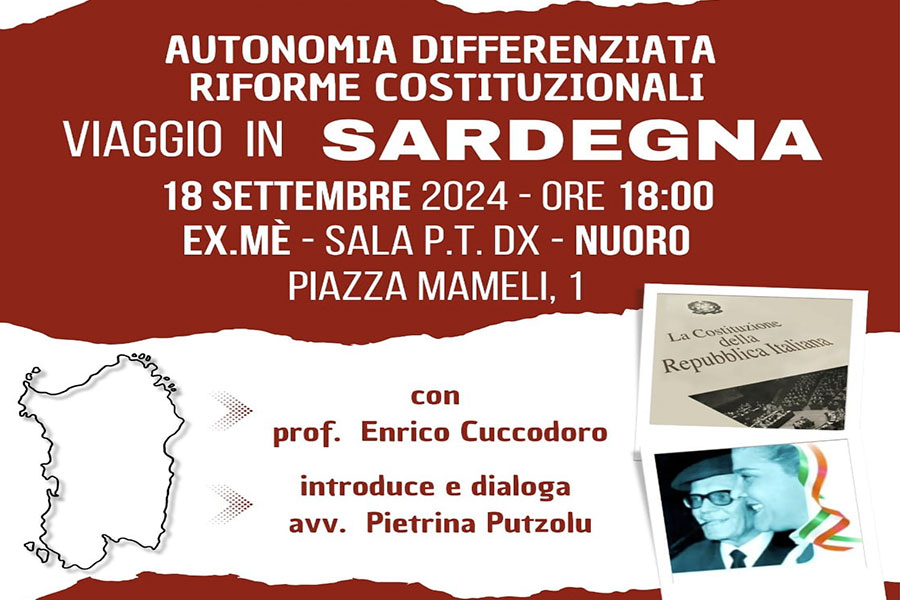 Autonomia differenziata e riforme costituzionali: mercoledì 18 settembre le riflessioni del Partito Socialista all’Exmè