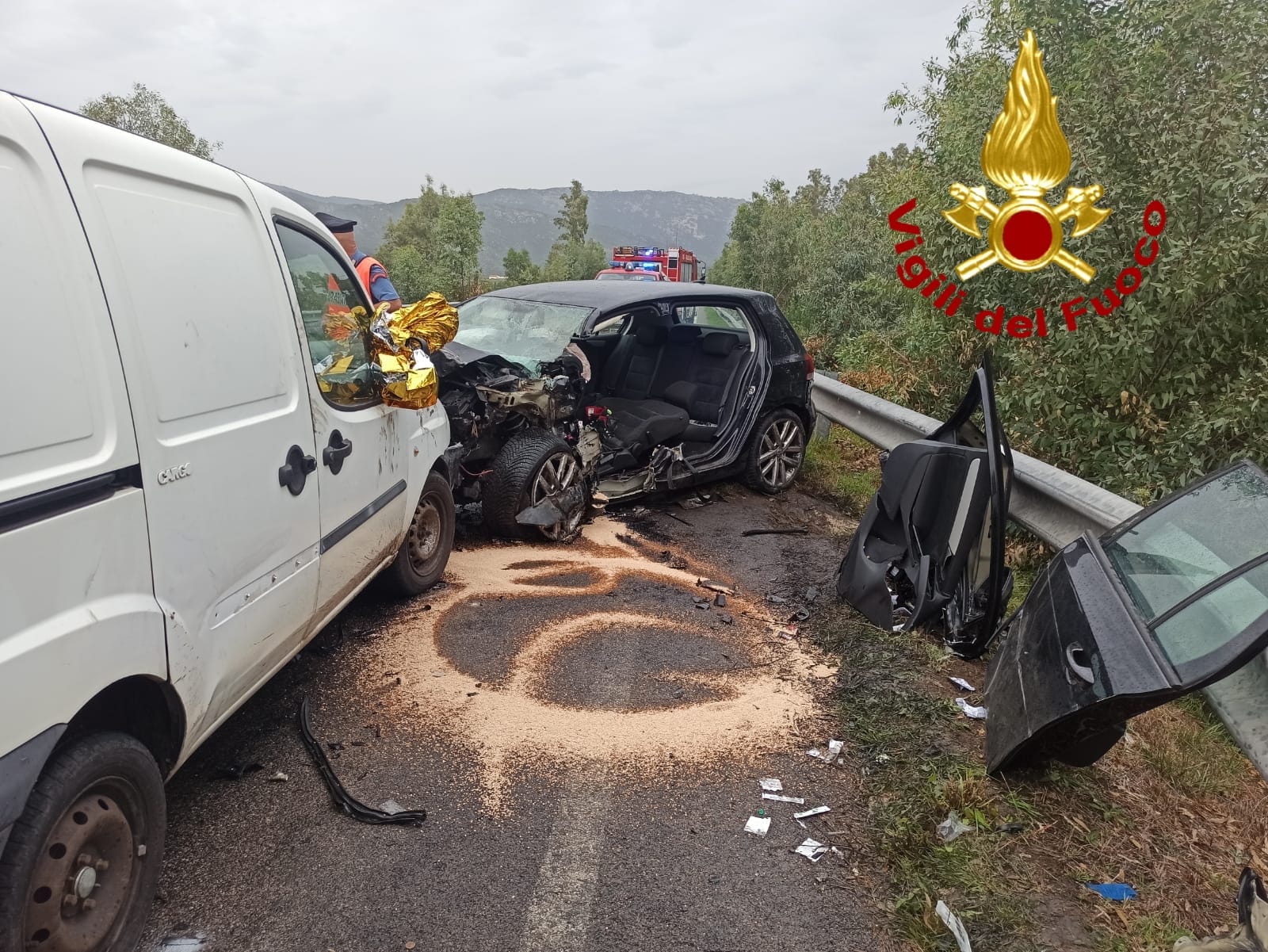 Incidente sulla Tempio Sassari: tre auto coinvolte e un ferito grave trasportato in elisoccorso