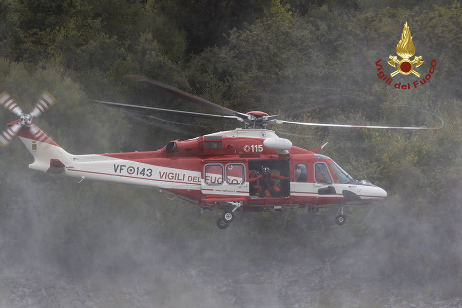 Ricerca persone,  alluvioni e incendi: Vigili del Fuoco in azione sul lago Omodeo