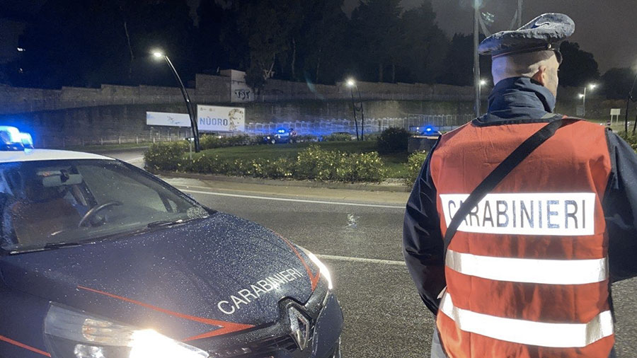 Nuoro pattugliata dai carabinieri a Capodanno: in campo anche le squadriglie