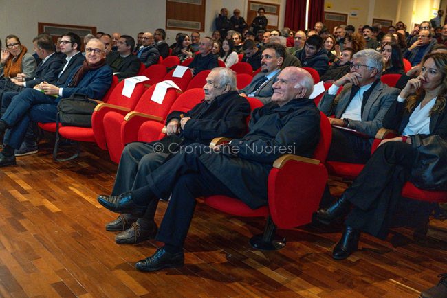 L'ingegner Maccioni durante la cerimonia (foto S.Novellu)